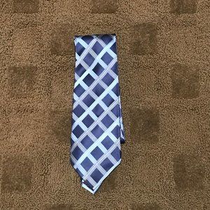 Men's BCBG Attitude blue criss-cross tie